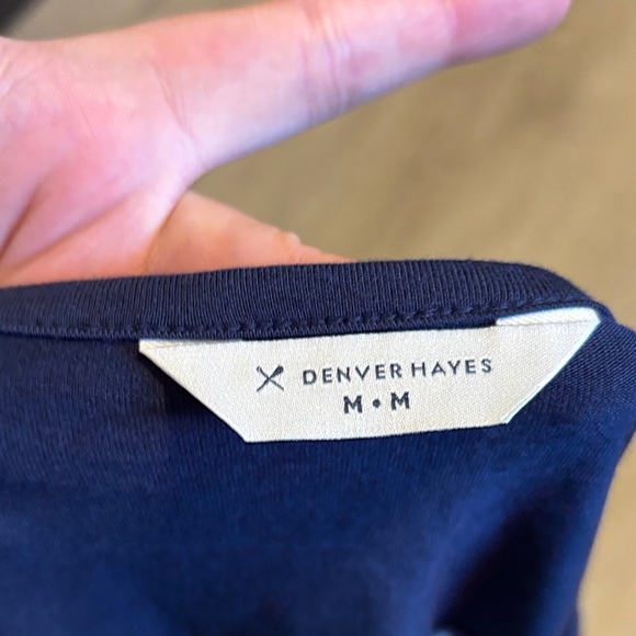 Denver Hayes Navy and White Floral Blouse - Picture 3 of 5